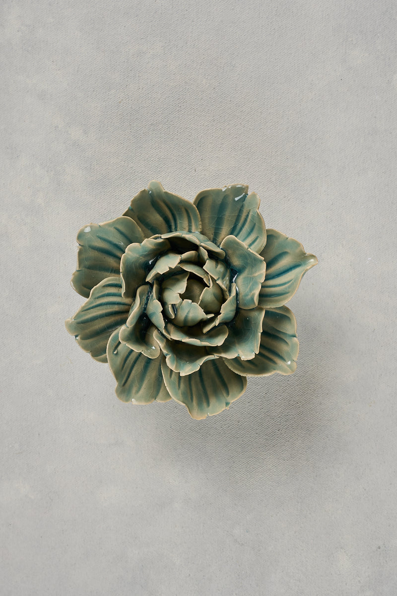 Ceramic Flower - Blue