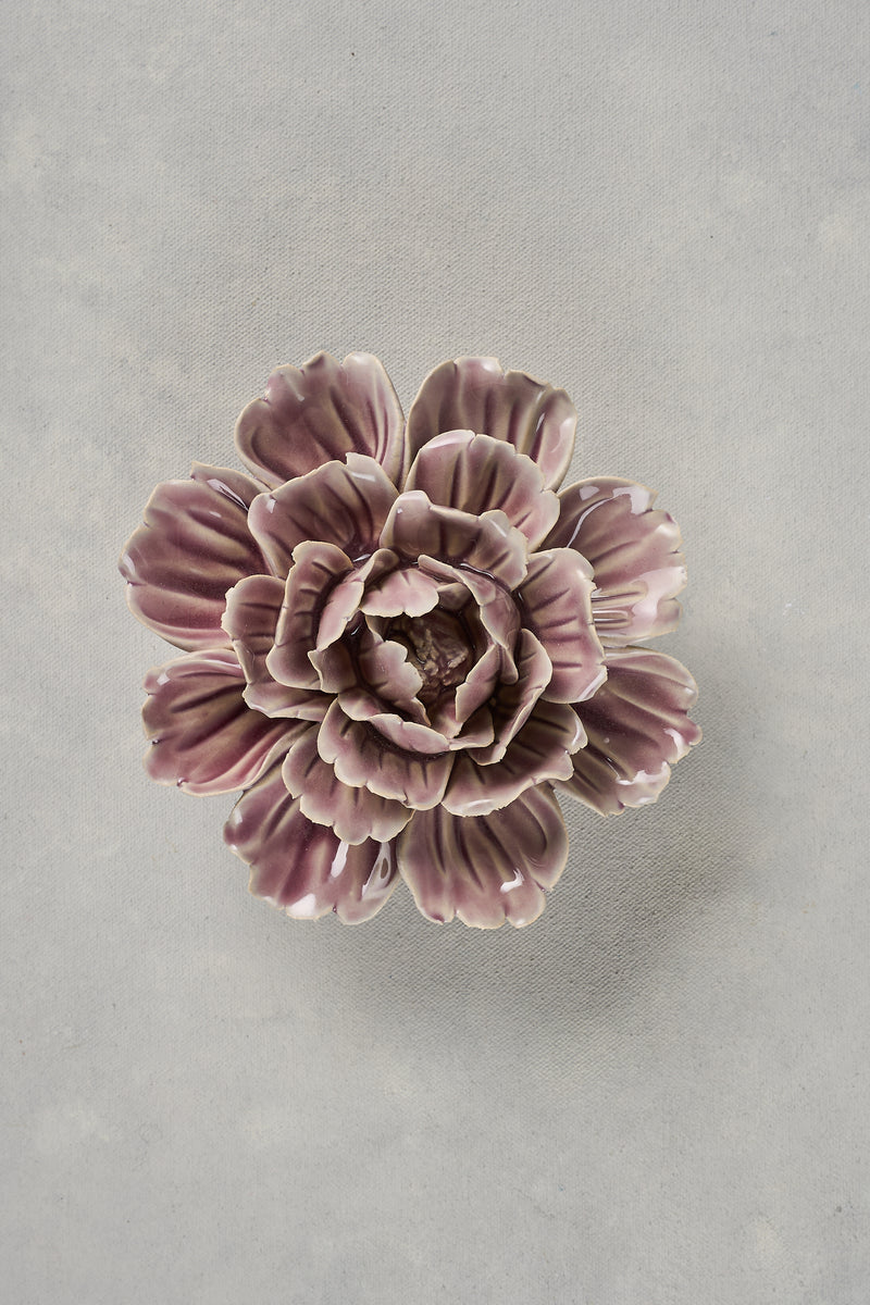 Ceramic Flower – Mauve