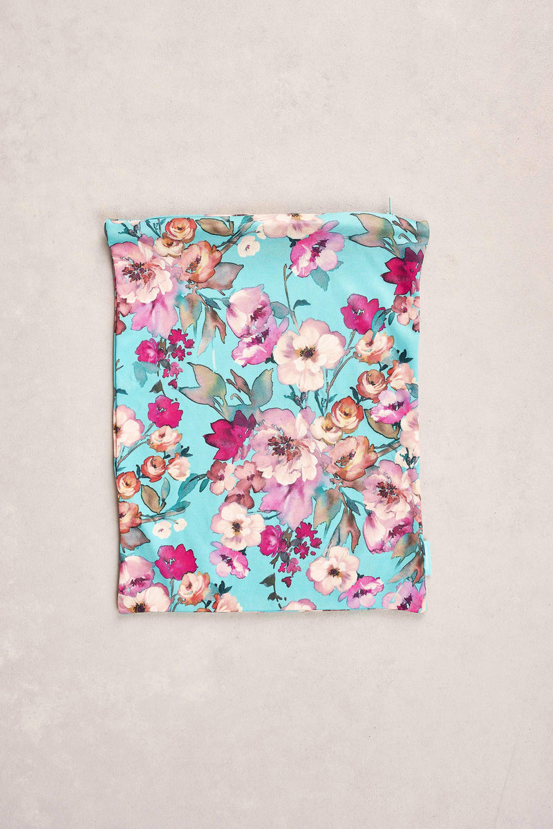 Azure Floral Laundry Bag