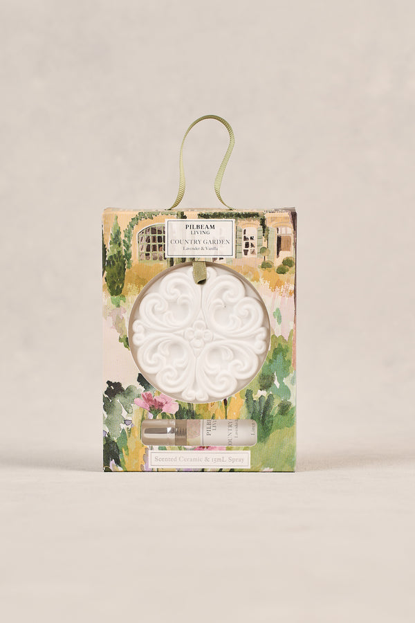 Country Garden Ceramic Disc