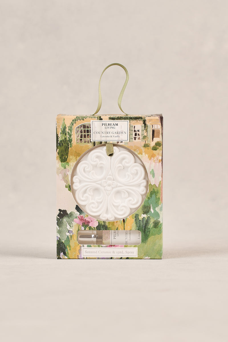 Country Garden Ceramic Disc