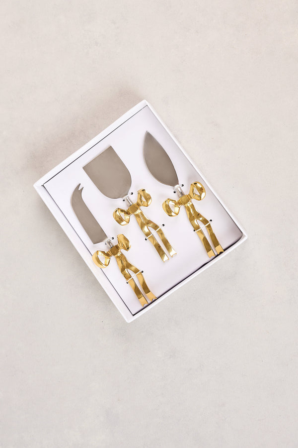 Bow Cheese Knives Set