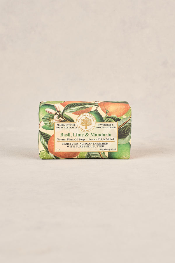 Wavertree Basil, Lime and Mandarin Soap