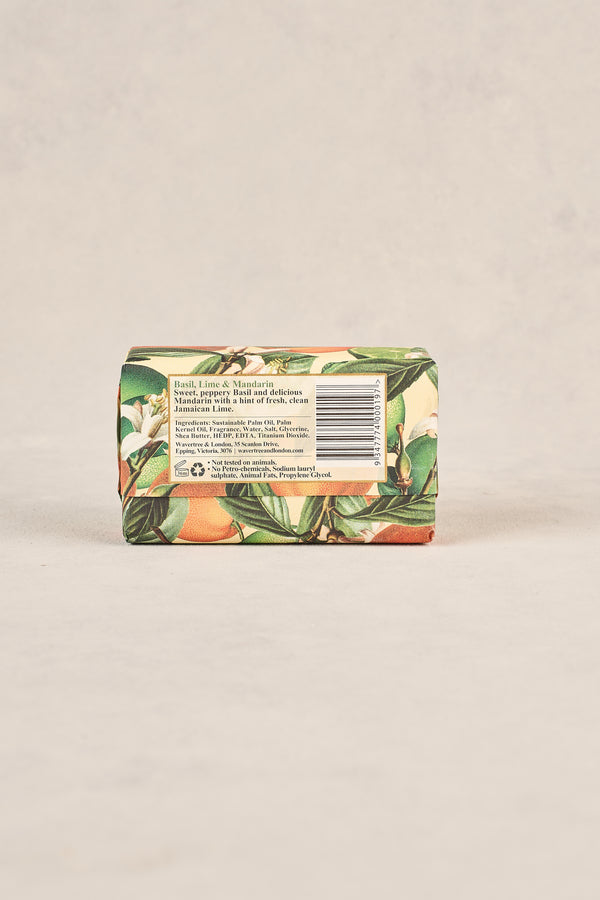 Wavertree Basil, Lime and Mandarin Soap