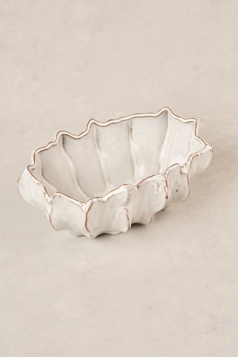 Scalloped Ceramic Bowl