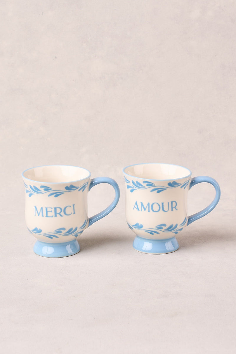 Merci & Amour Mug Set