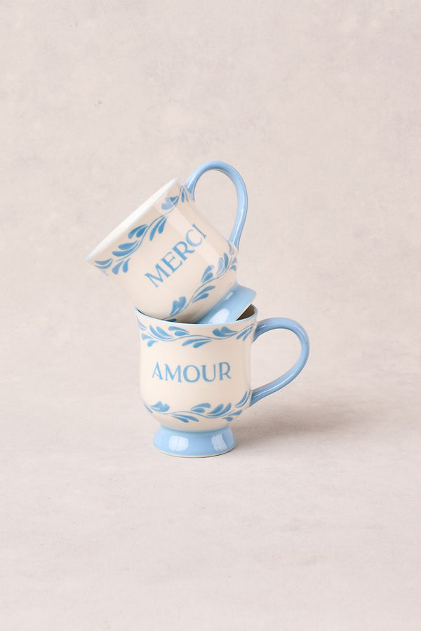 Merci & Amour Mug Set