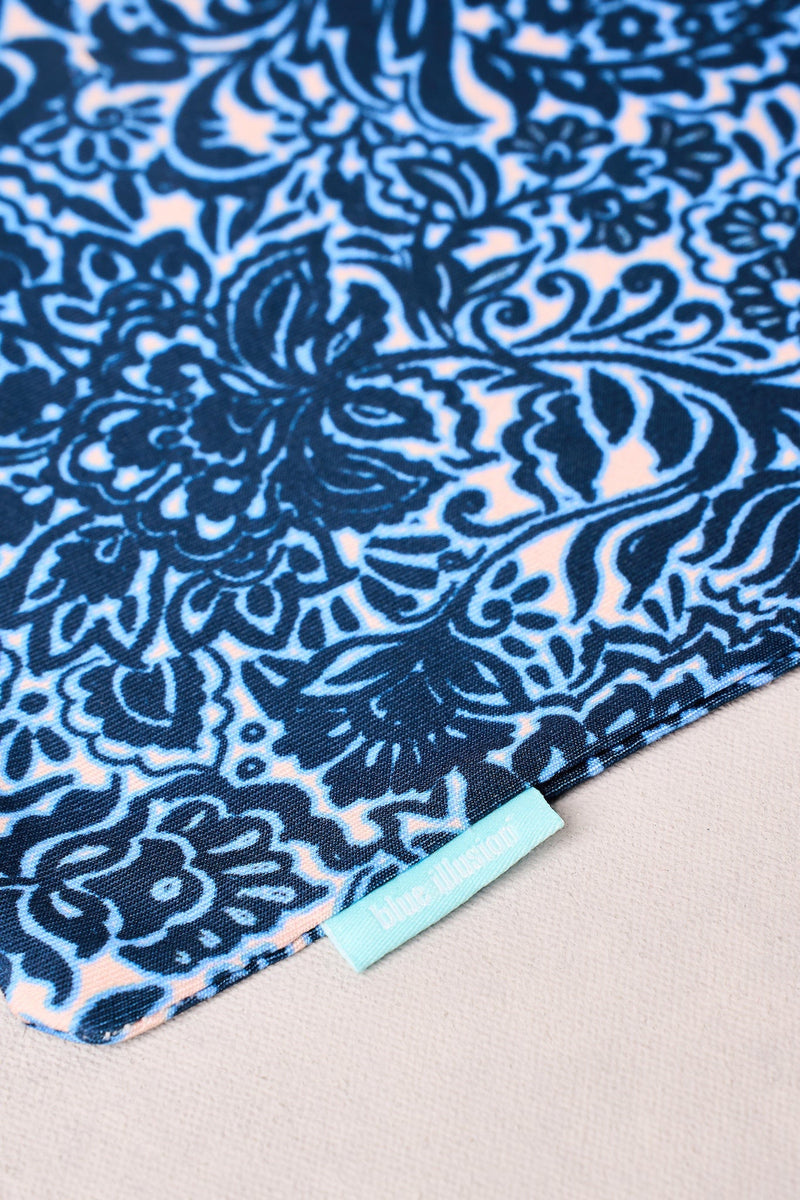 Azure Opulence Laundry Bag