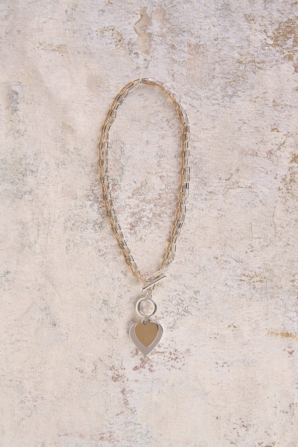 Heart Pendant Chain Necklace