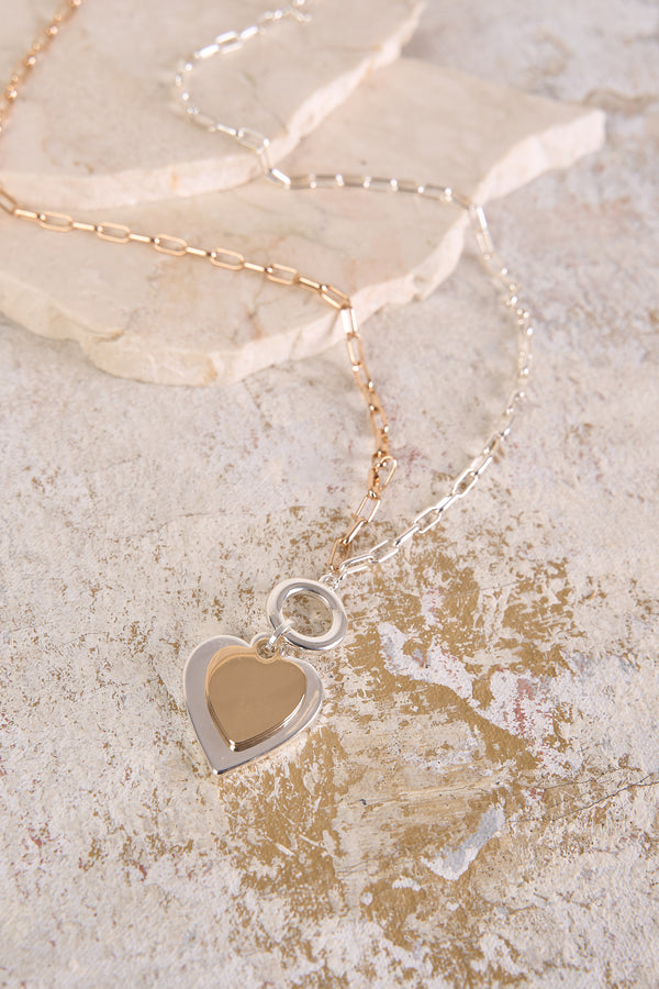 Heart Pendant Chain Necklace