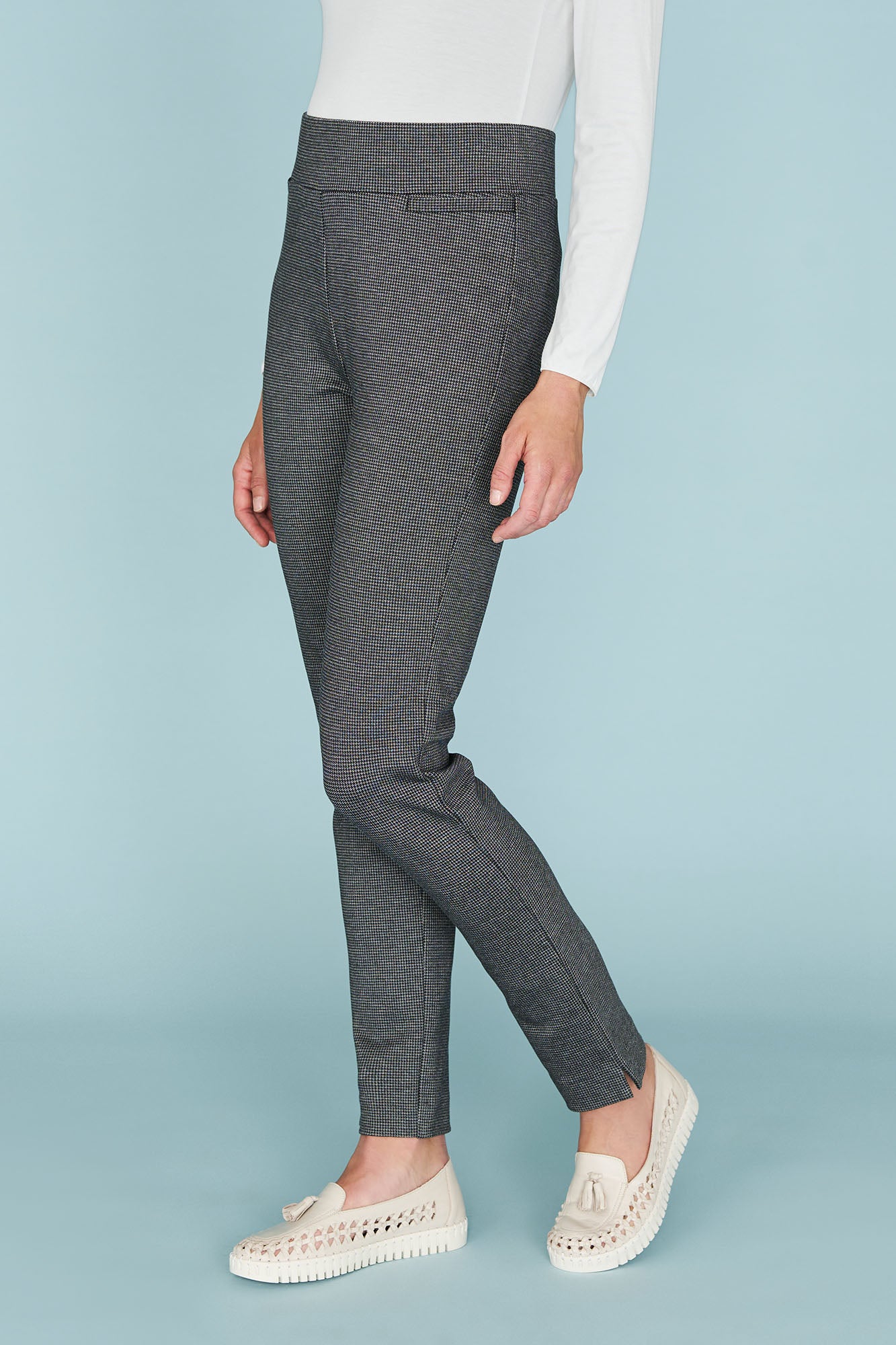 Buy DHRUVI TRENDZ Women's Regular Fit Formal Trousers Black_S at Amazon.in