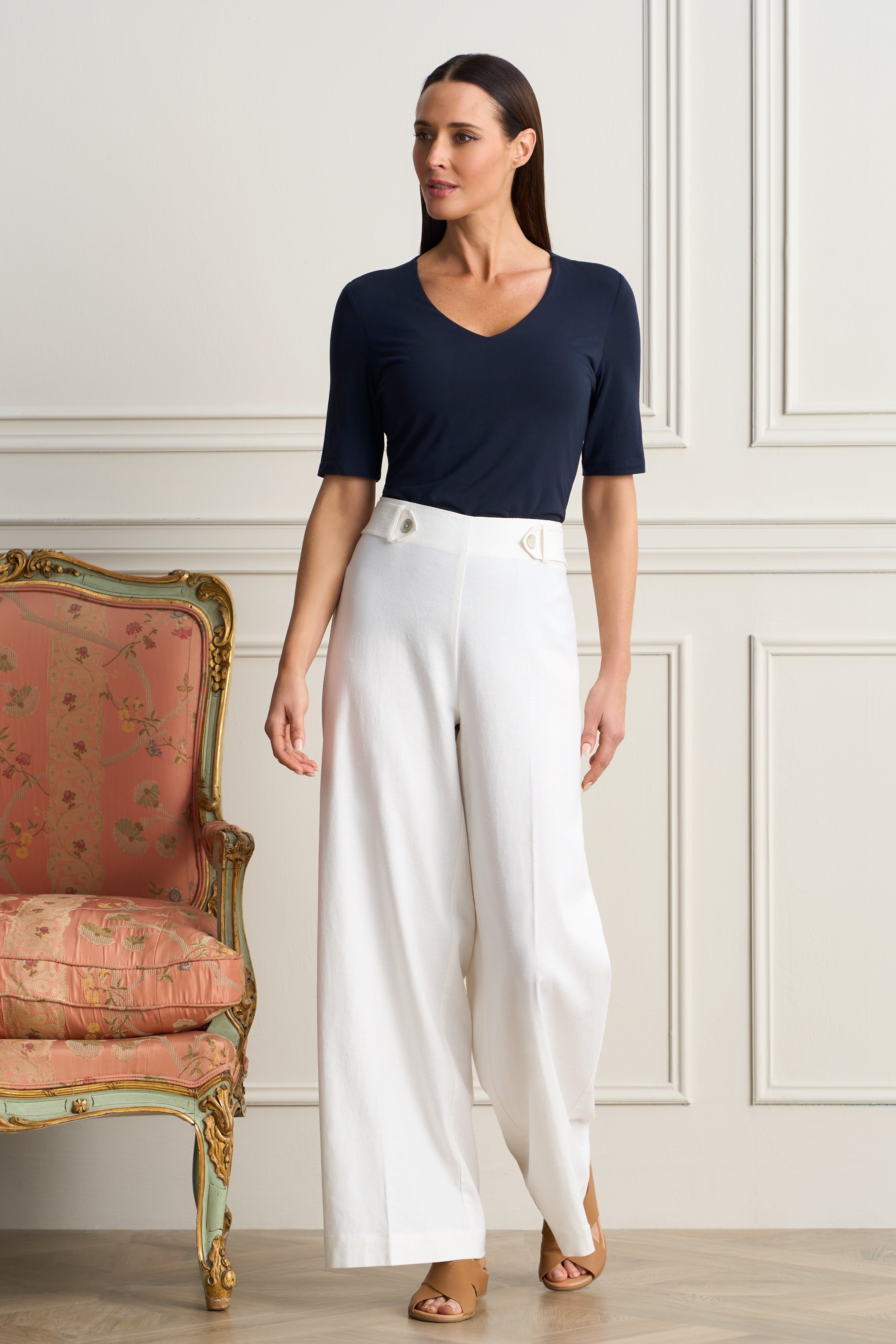 Full length sale linen pants