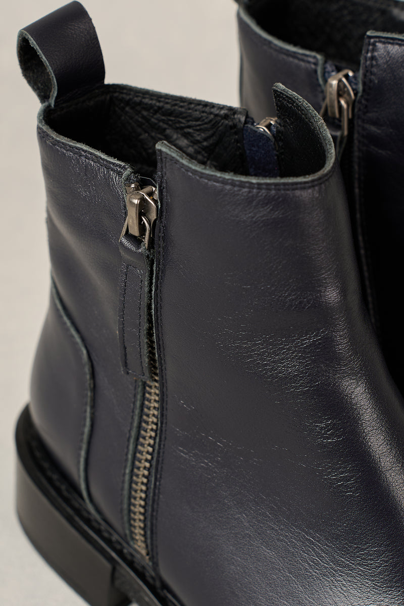 Inca Double Zip Boot - Ink