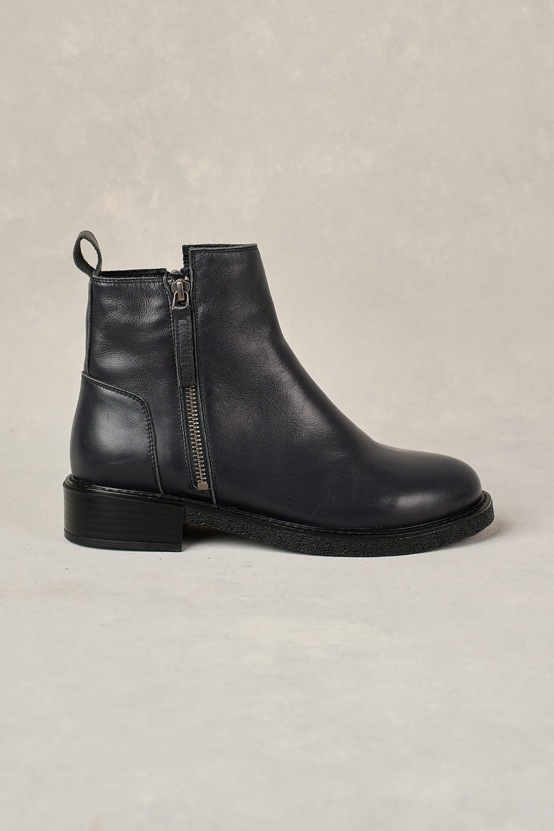 Inca Double Zip Boot - Ink