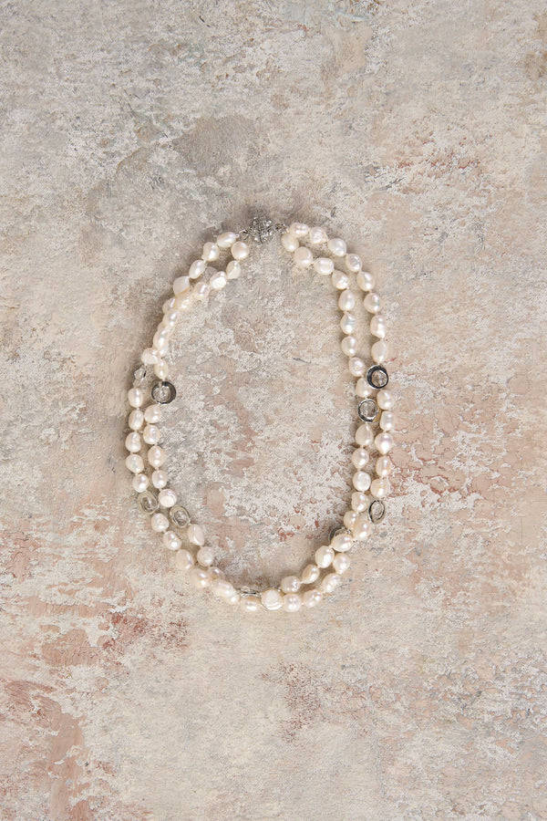 Layci Layered Pearl Necklace