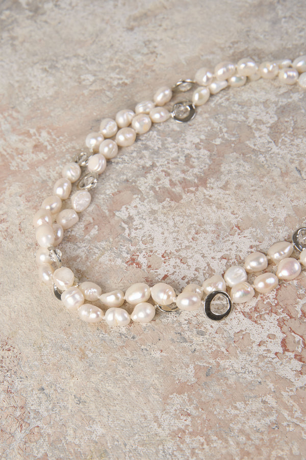 Layci Layered Pearl Necklace