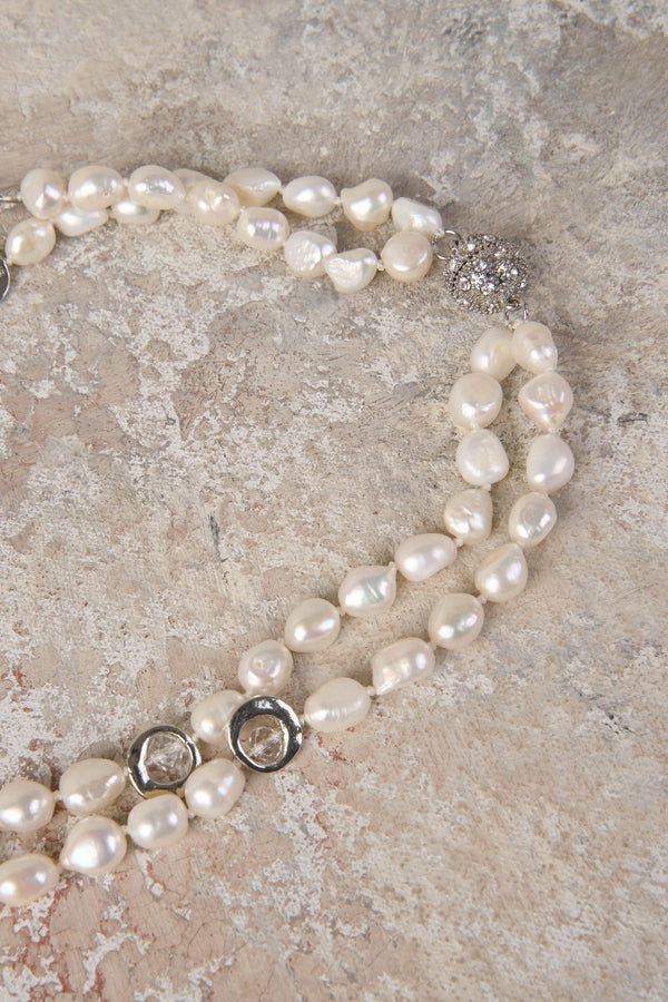 Layci Layered Pearl Necklace