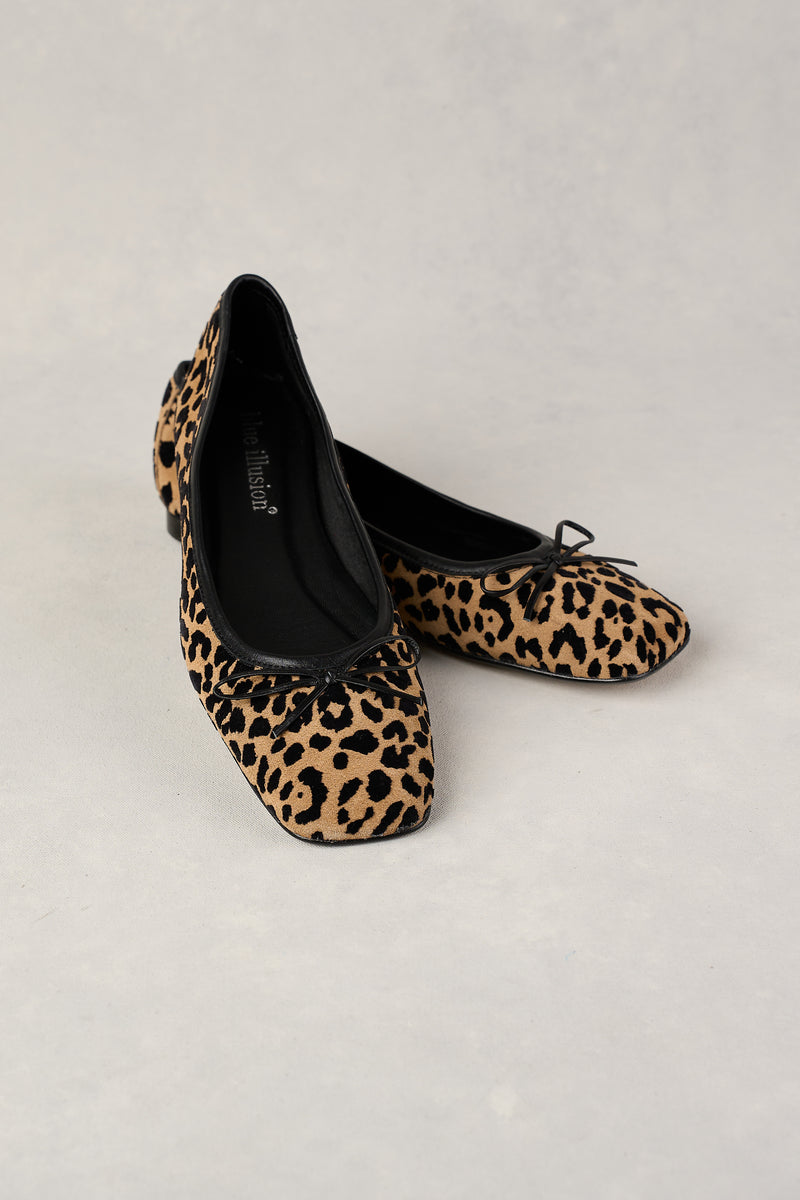 Leo Ballet Flat - Leopard Multi