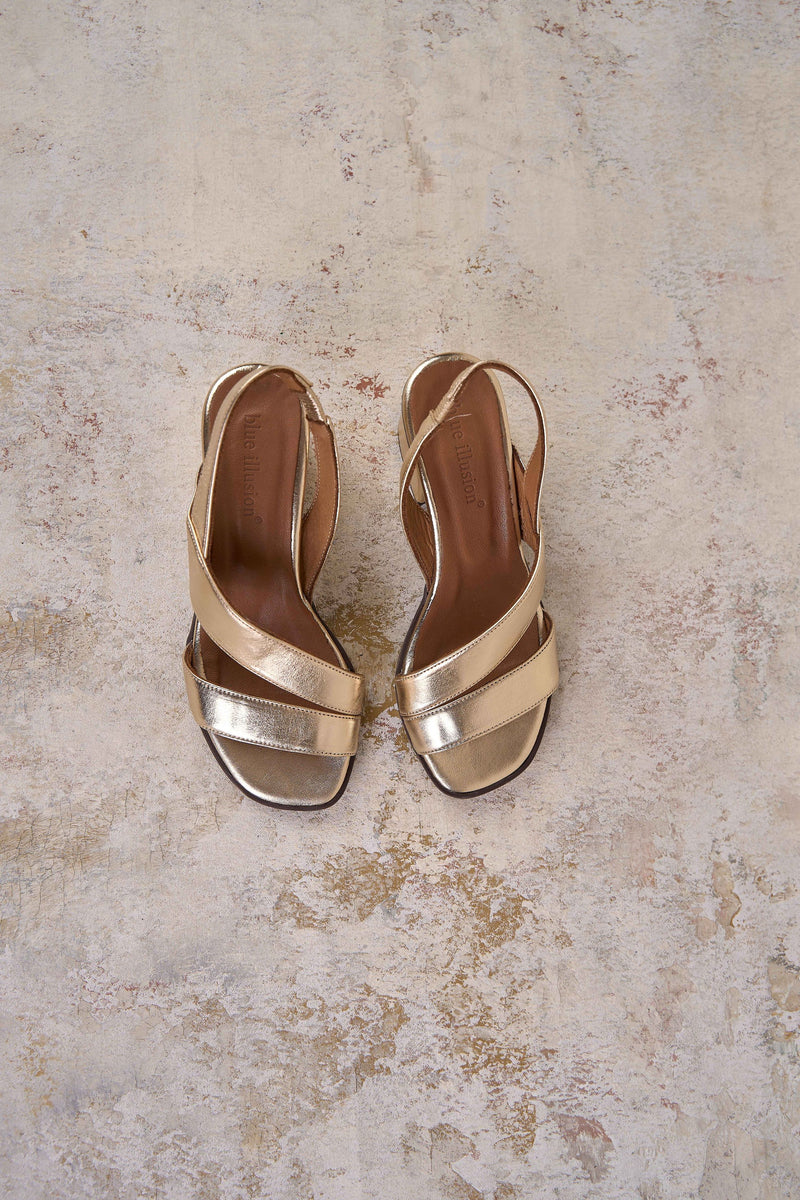 Minnie Gold Heel - Gold