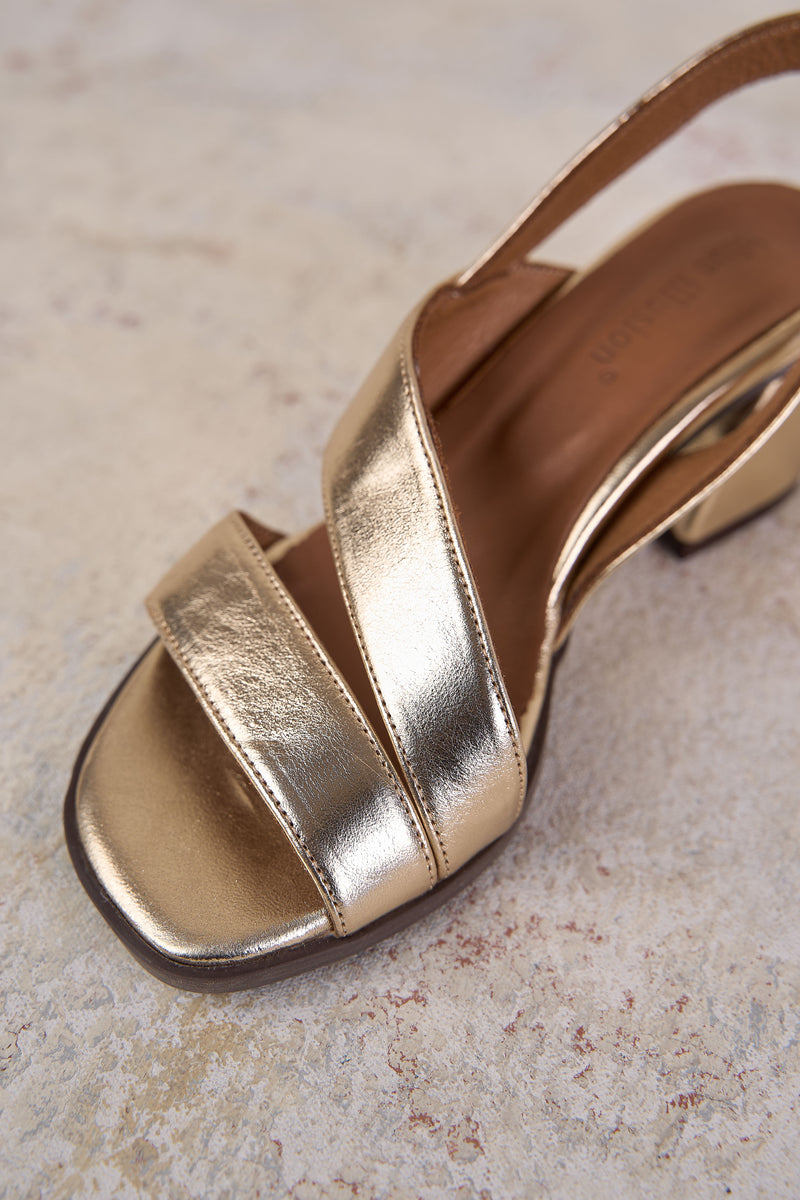 Minnie Gold Heel - Gold