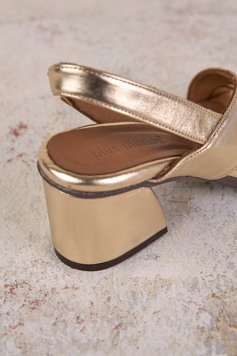 Minnie Gold Heel - Gold