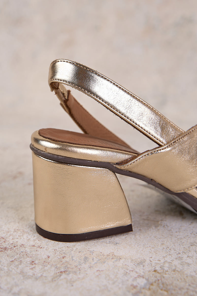 Minnie Gold Heel - Gold