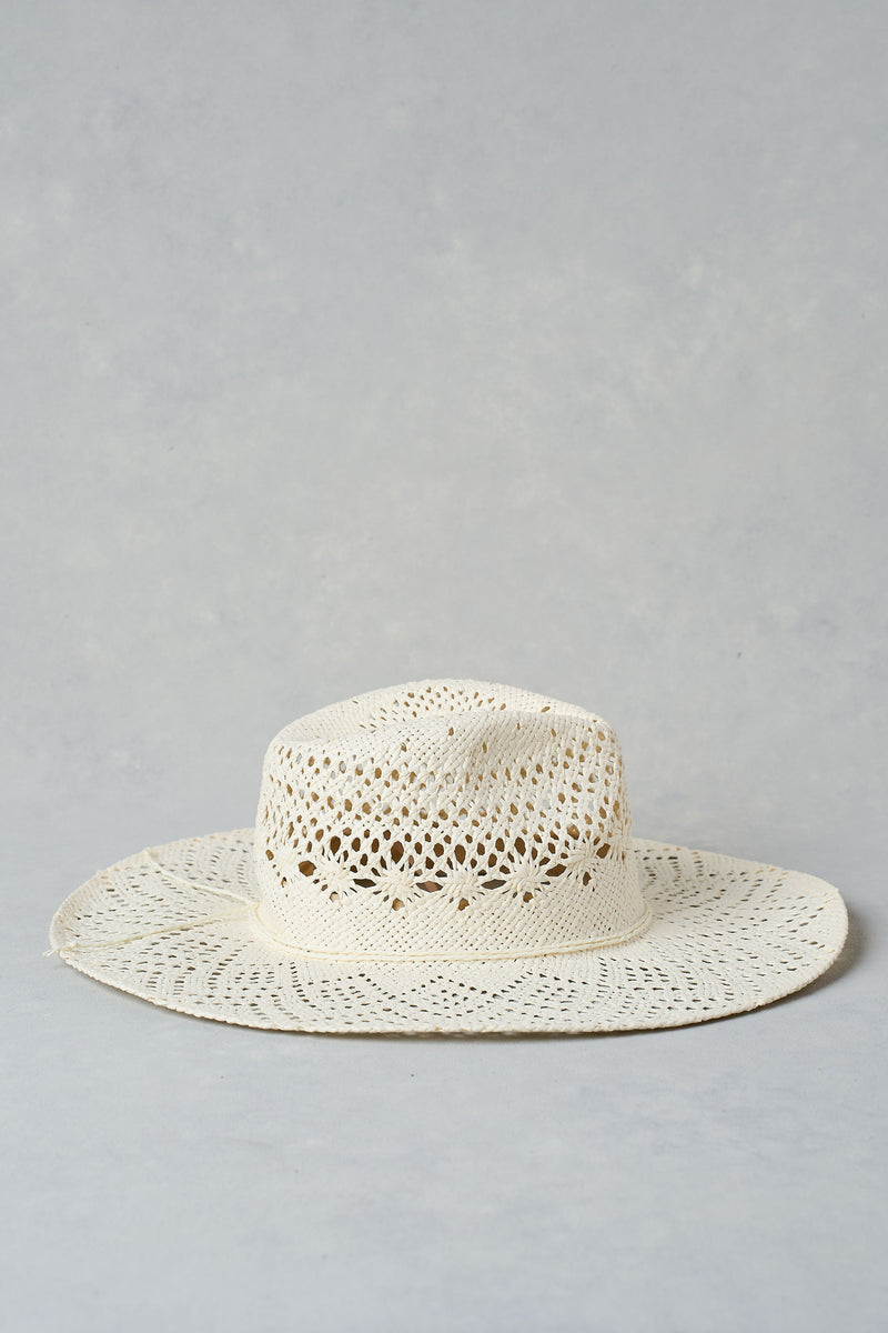 Open Weave Hat - Natural