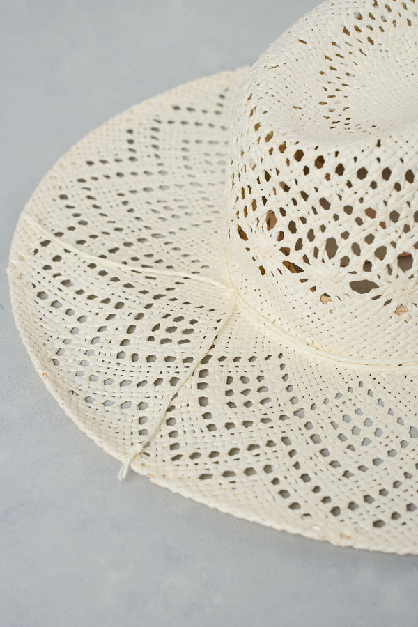 Open Weave Hat - Natural