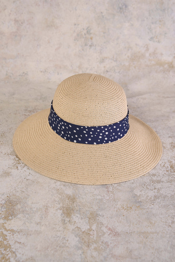 Polka Trim Sunhat