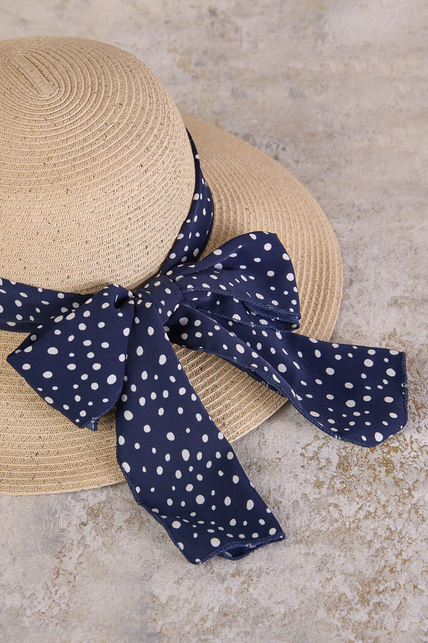 Polka Trim Sunhat