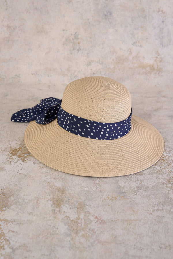 Polka Trim Sunhat