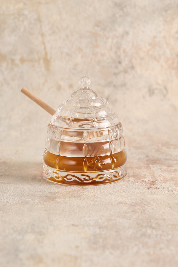 Reece Glass Honey Jar