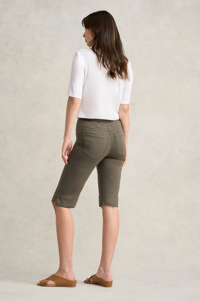 Bengajean Short - Pewter Green