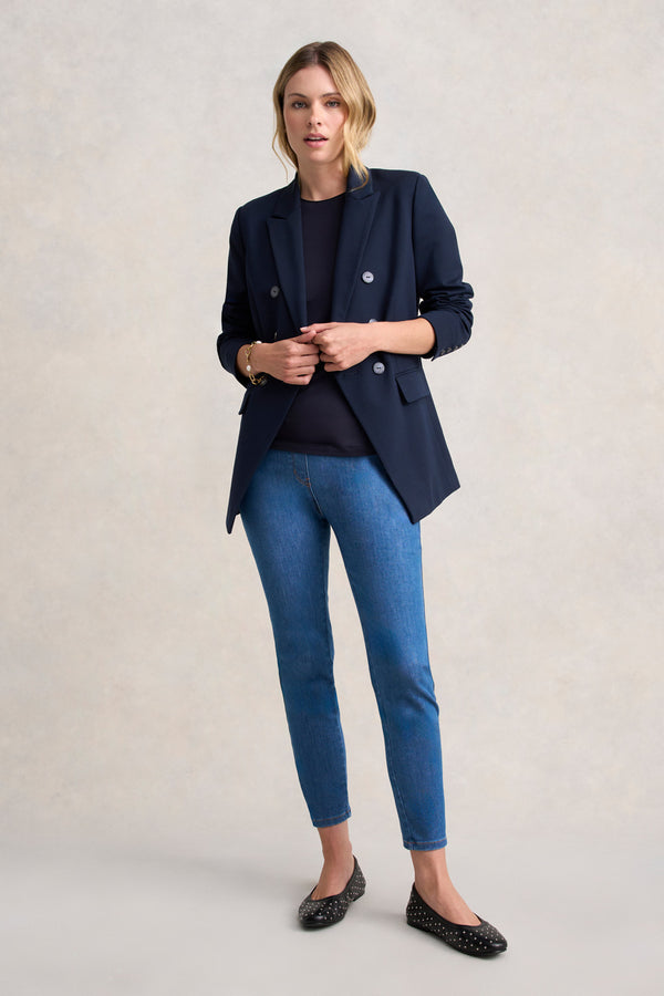 Long Sleeve Crew Neck Top - Ink