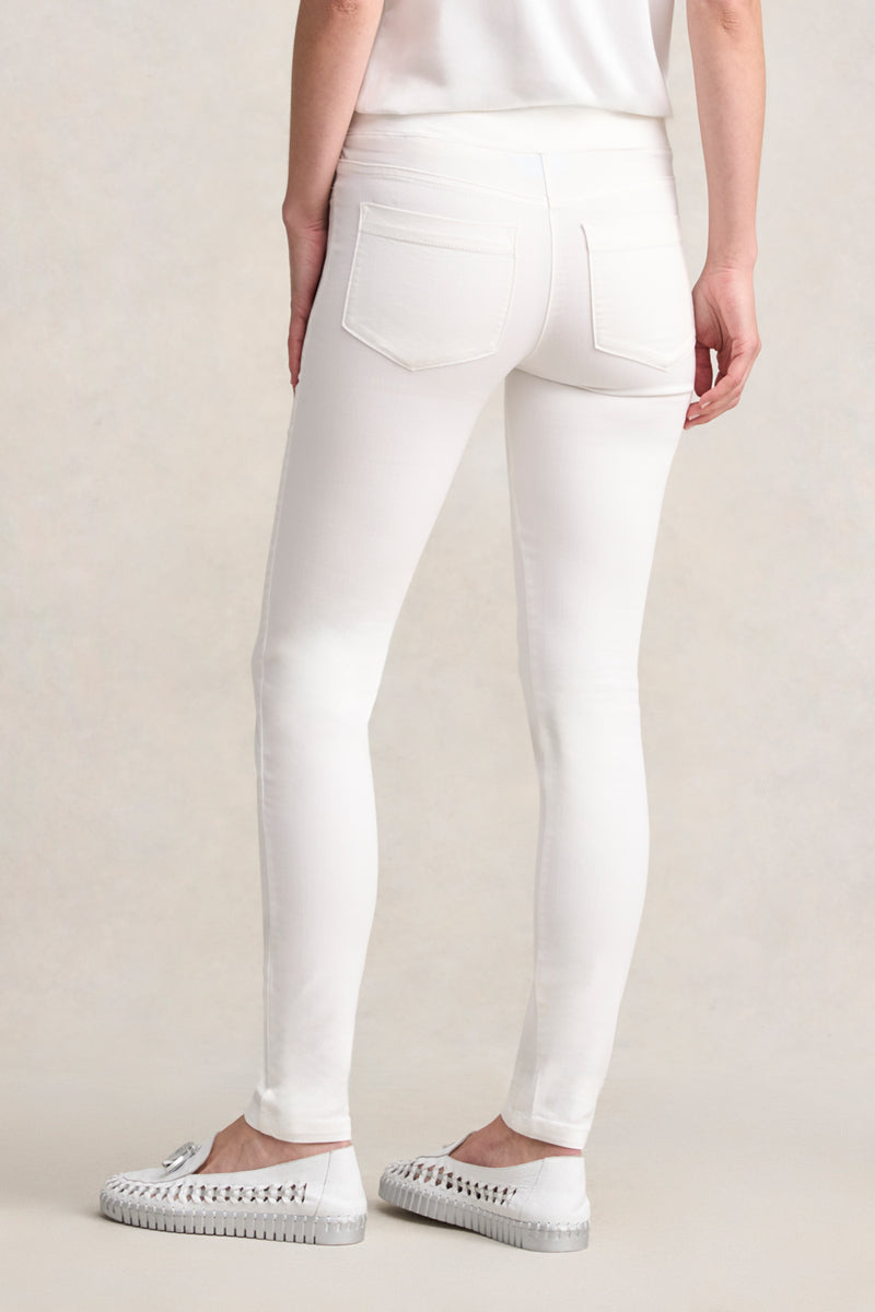 Bengajean® Full Length Skinny Leg - White