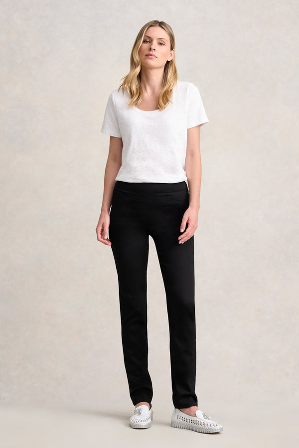 Bengajean® Full Length Straight Leg - Black Noir