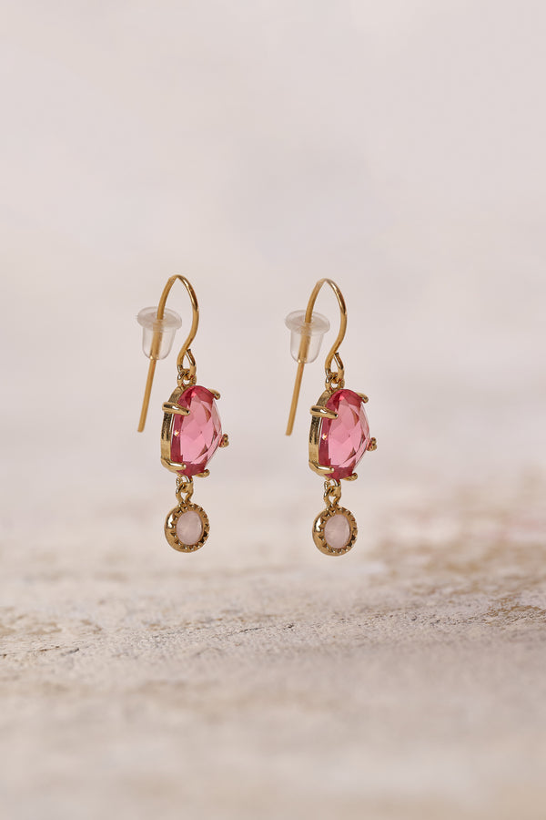 Rose Quartz Earrings