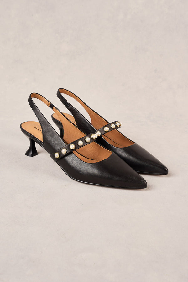 Audrey Kitten Heel - Black