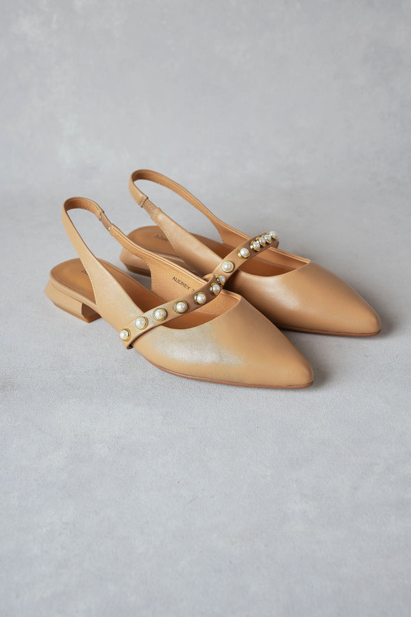 Audrey Sling Back – Tan