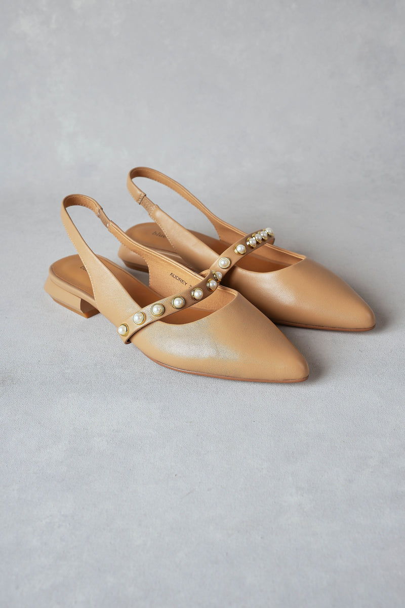 Audrey Sling Back – Tan