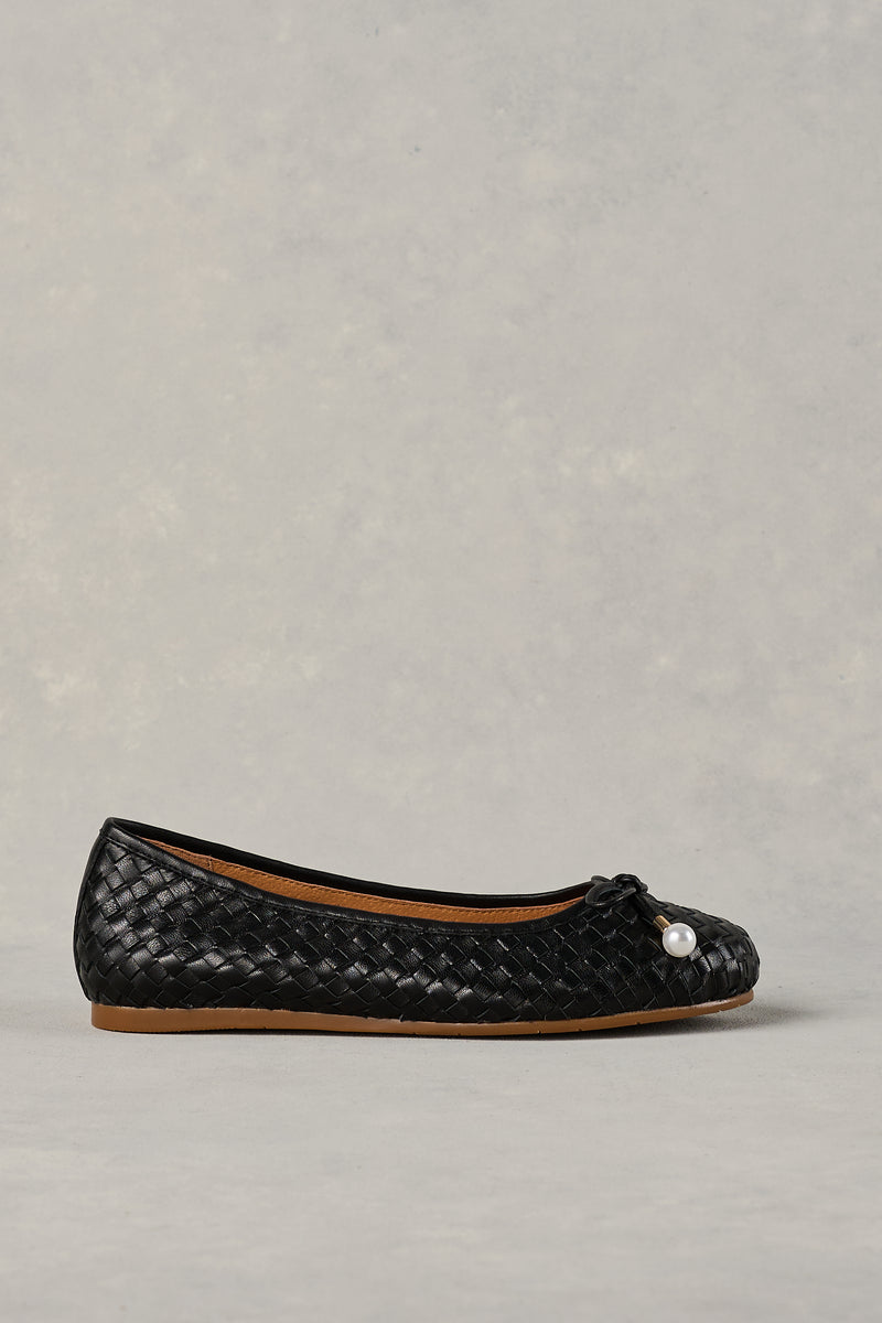 Gia Woven Ballet - Black