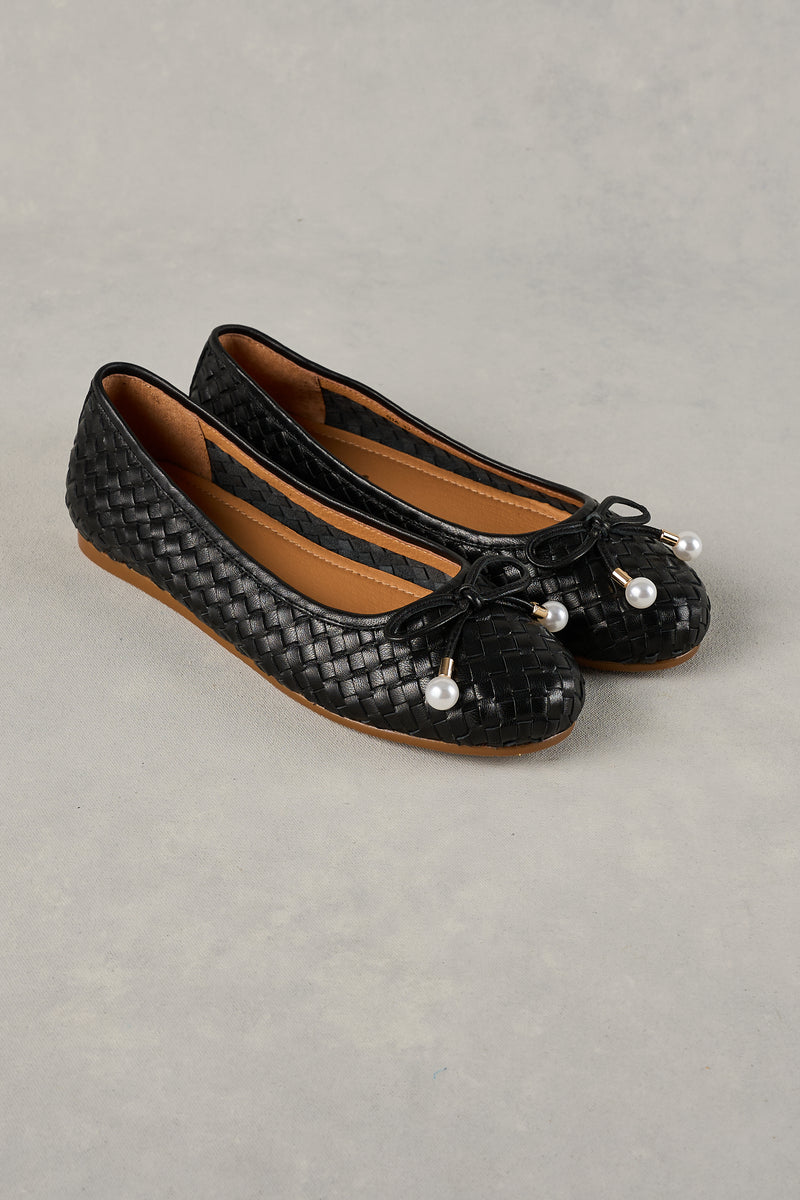 Gia Woven Ballet - Black