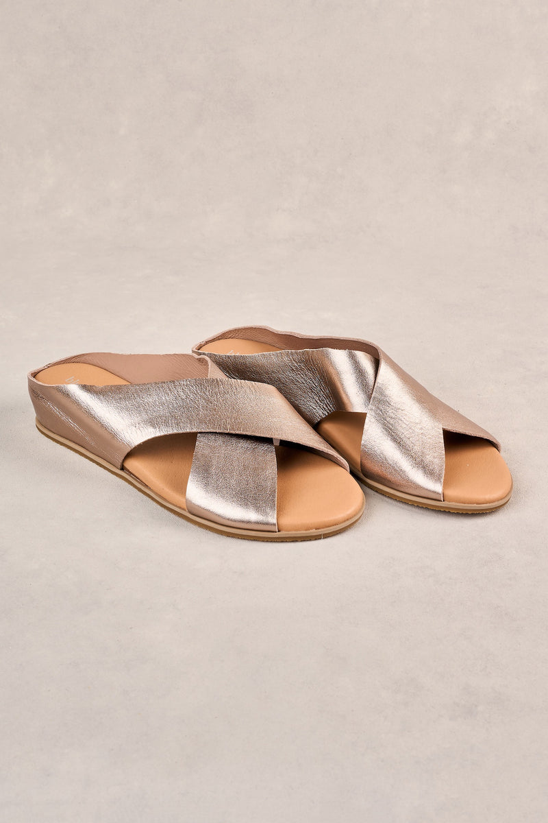 Harli Sandal - Pale Rose Gold