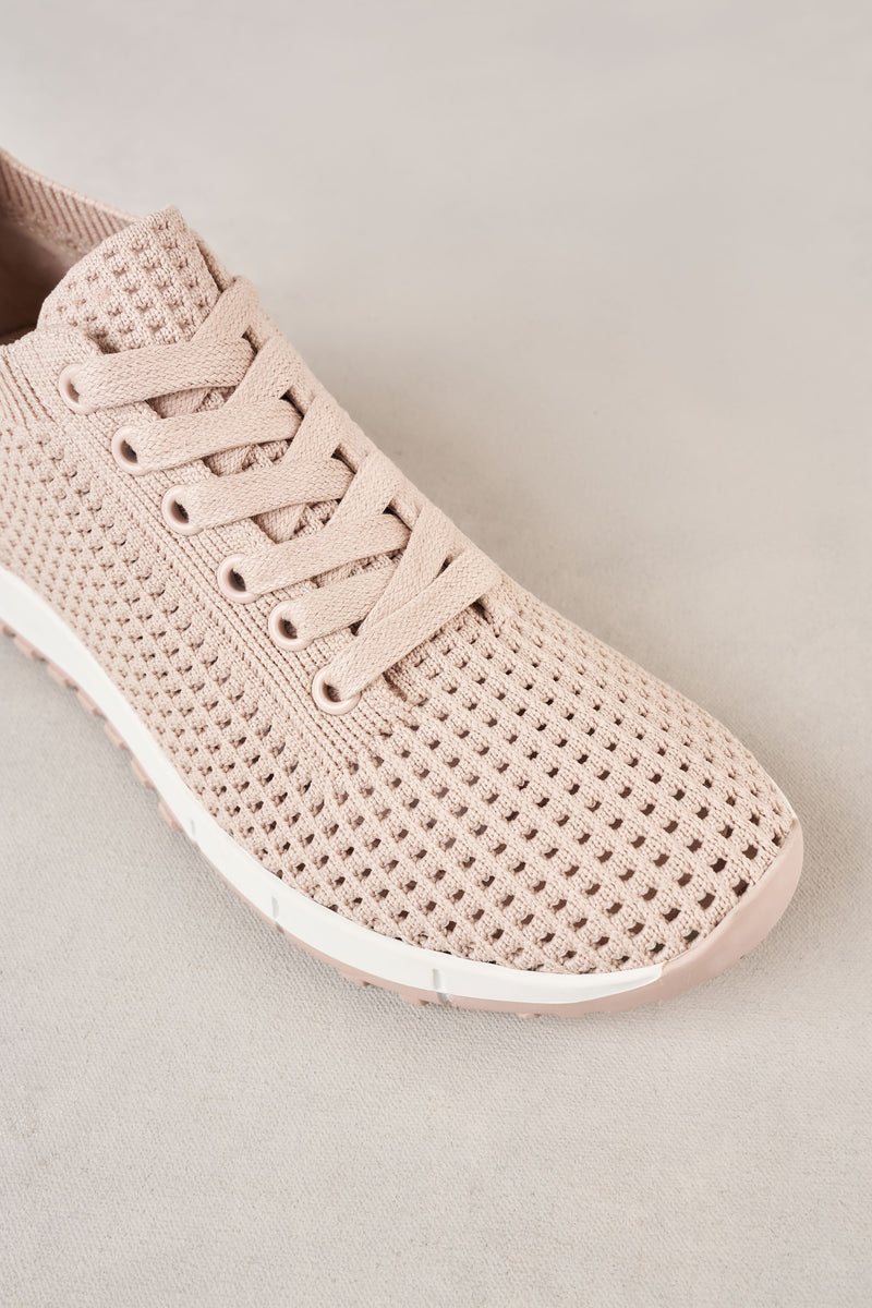 Perla Knit Sneaker - Stone