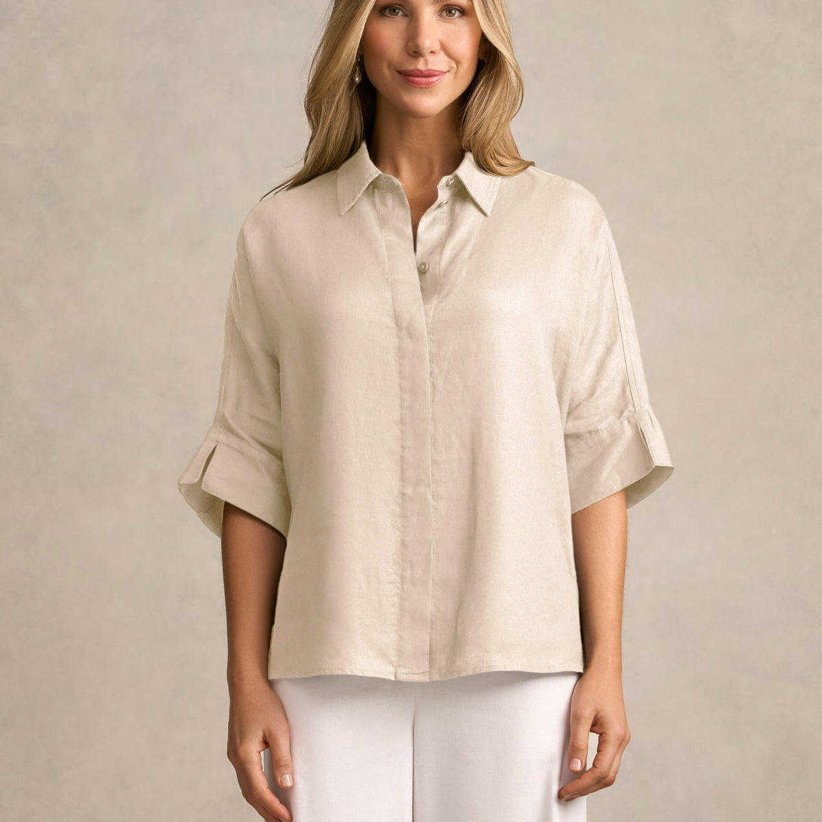 Blue Rinsa Relaxed Lightweight Shirt - Natural Cross Dye – Blue Illusion