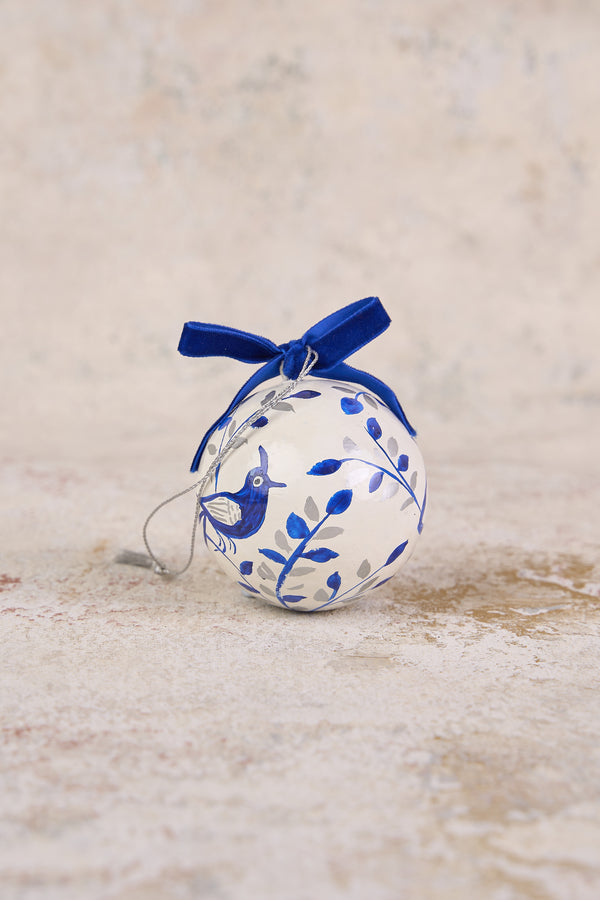 Seaside Bird Bauble 3"