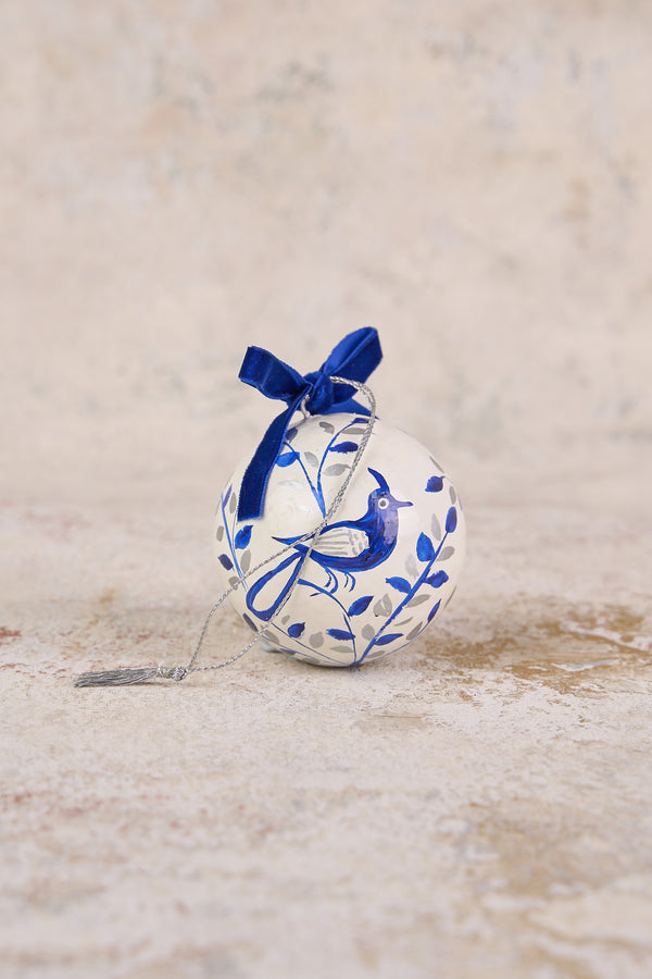 Seaside Bird Bauble 3"