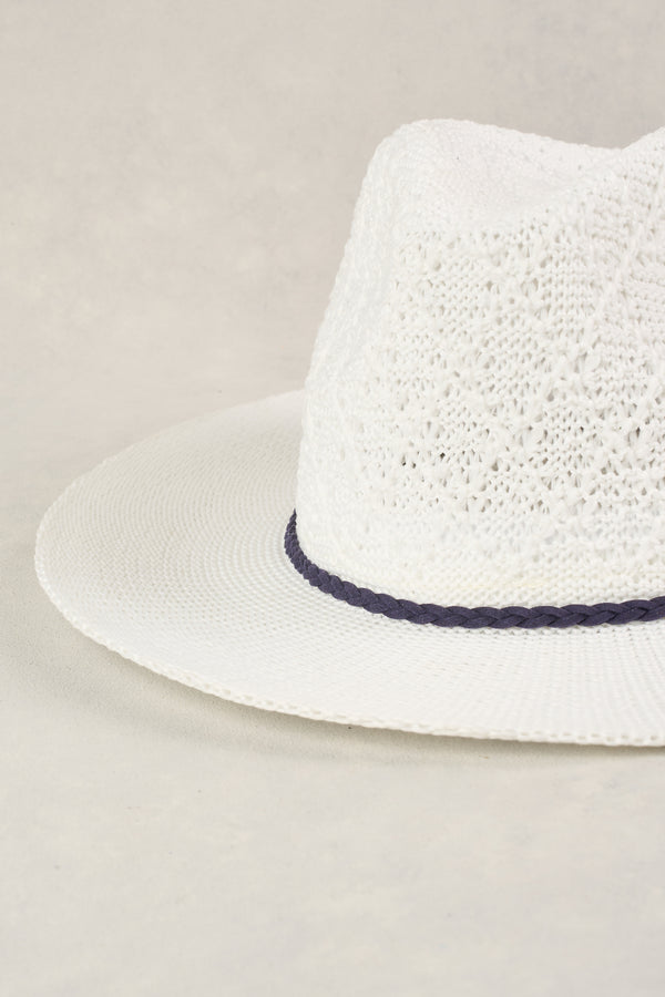 SERGE PACKABLE FEDORA - WHITE