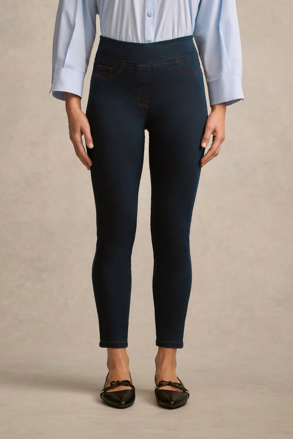 Bengajean® Good Earth Cotton® 7/8 Skinny Leg - Clean Denim Blue