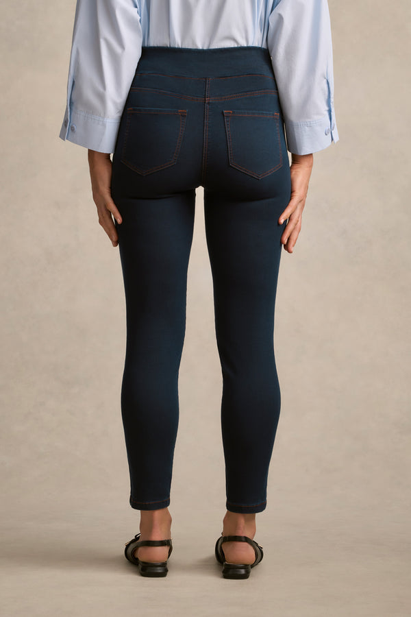 Bengajean® Good Earth Cotton® 7/8 Skinny Leg - Clean Denim Blue